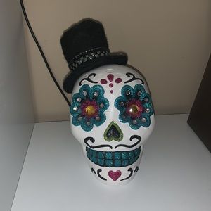 “Day of the Dead” Glitter Sugar Skull Decor